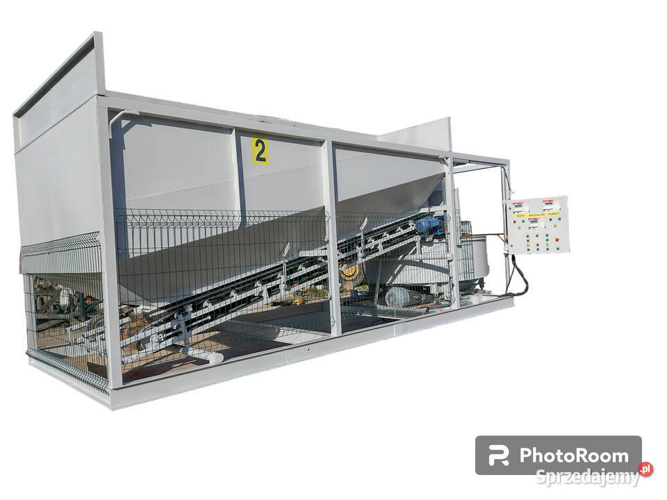 węzeł betoniarski mobilny z hds Jastrząb