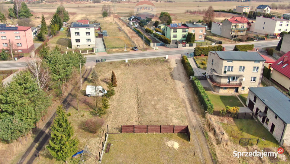 Działka budowlana z projektem domu Dobieszowice 15.5m