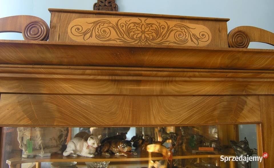 Serwantka Biedermeier do konserwacji Antyki, Sztuka, Kolekcje Sopot