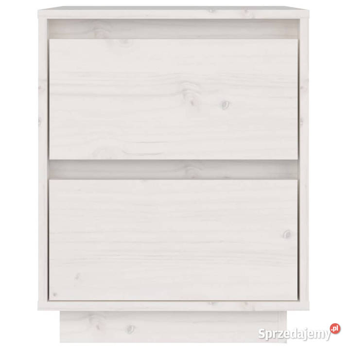 Szafki nocne 2 białe 40x35x50 lite drewno Warszawa