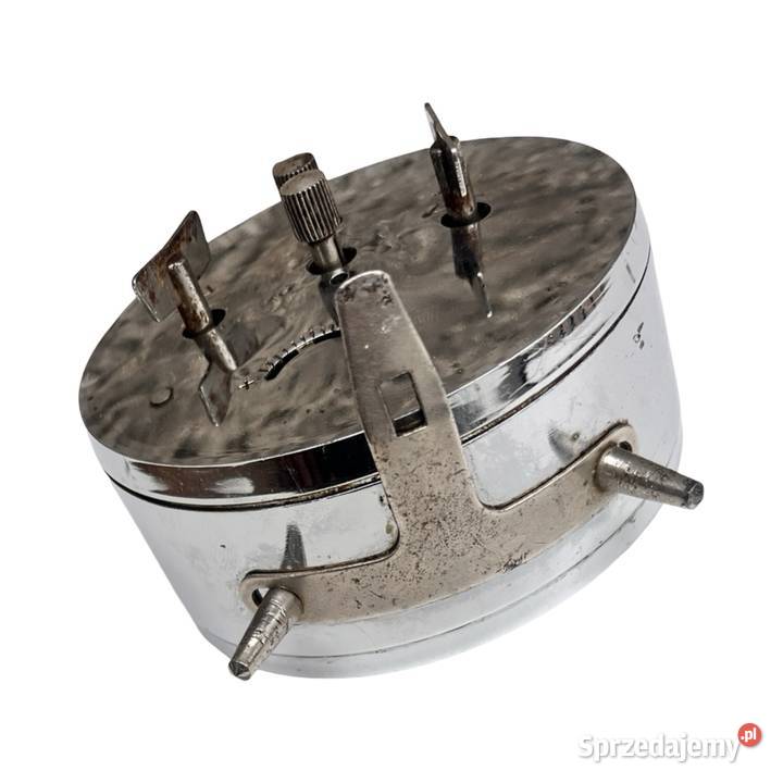 Chromowany budzik PRIM mechaniczny zegar vintage sprzedam
