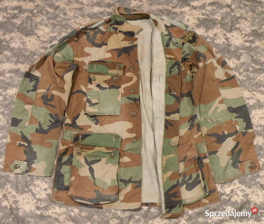 Bluza BDU woodland medium long NYCO 86r Wrocław sprzedam
