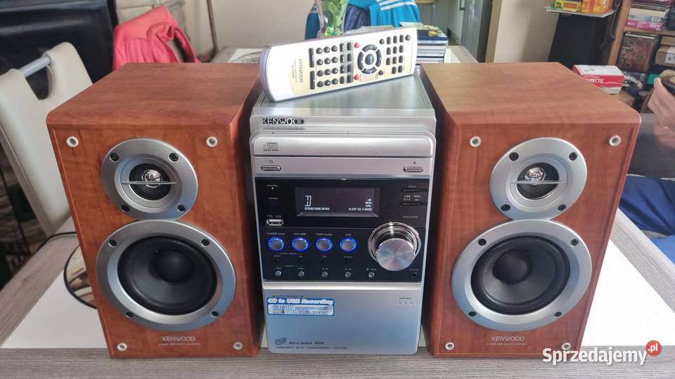 Mikrowieża HiFi Kenwood M505 USB CD MP3 Kaseta z Warta