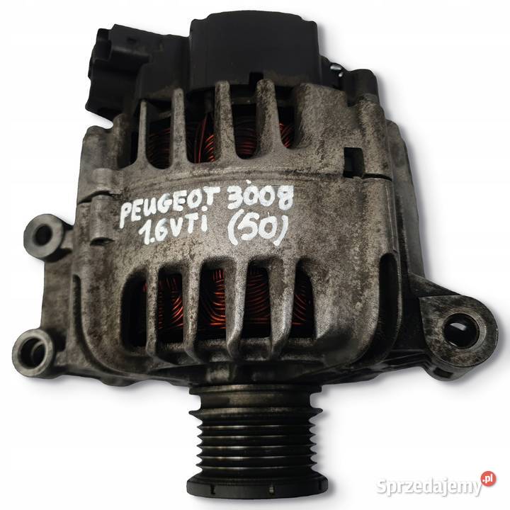 ALTERNATOR Peugeot 3008 16 VTI valeo V757651380 Układ elektryczny silnika Chełm