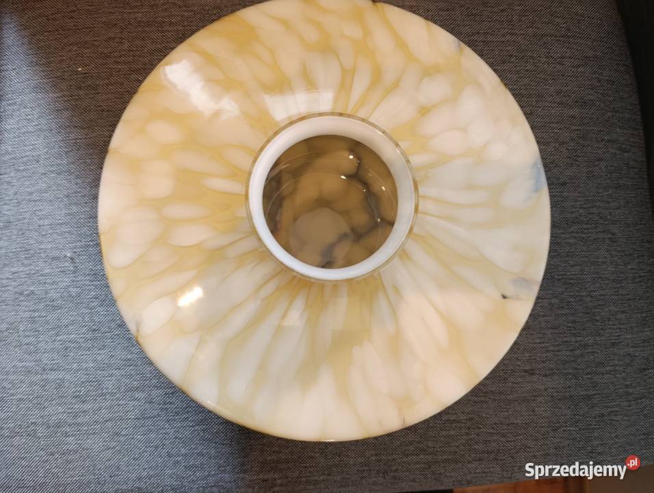 Stara piękna lampa plafon marmurek Art deco Kobylnica