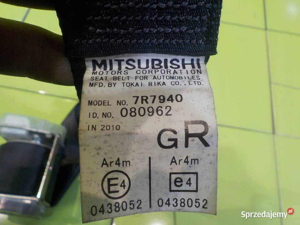 LANCER VIII X LIFT 20 DID 11r pas bezpieczenstwa Suków