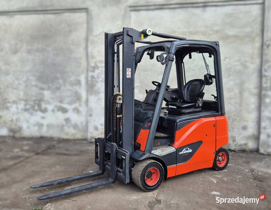Linde E18 wolny skok bateria 2022r wózek widłowy Rybnik
