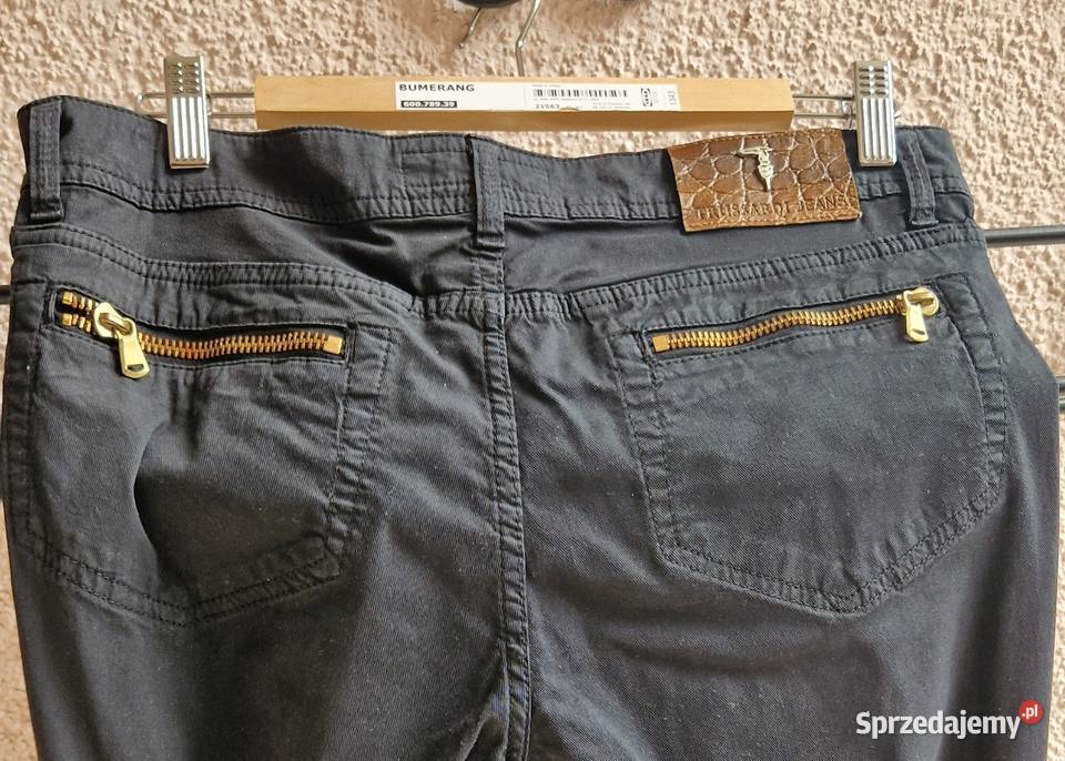 Spodnie Trussardi jeans 33 damskie czarne czarny Lublin