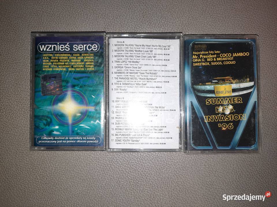 Kasety magnetofonowe z lat 90 Wrocław