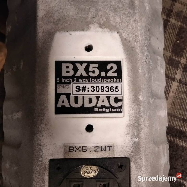 głośniki estradowe AUDAC BX 5.2