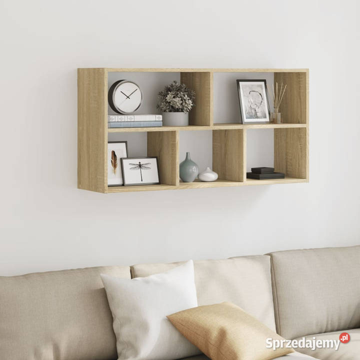 Półka ścienna dąb sonoma 100x25x50 WM853274 Warszawa
