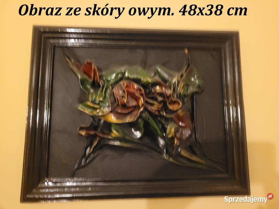 Ozdoby wisząceobrazy ze skórytalerzerama Gdynia