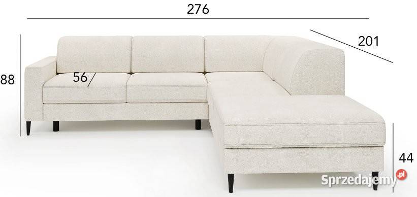 Narożnik ALMA zamknięty Comforteo wiele tkanin i małopolskie