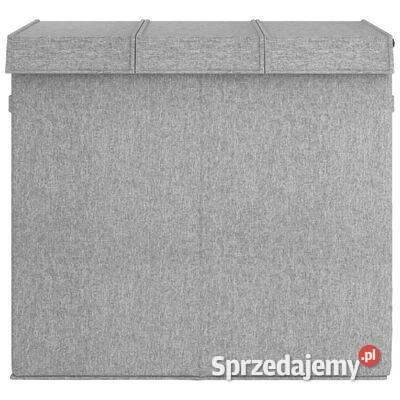vidaXL Składany kosz na pranie szary 645x345x59 Warszawa
