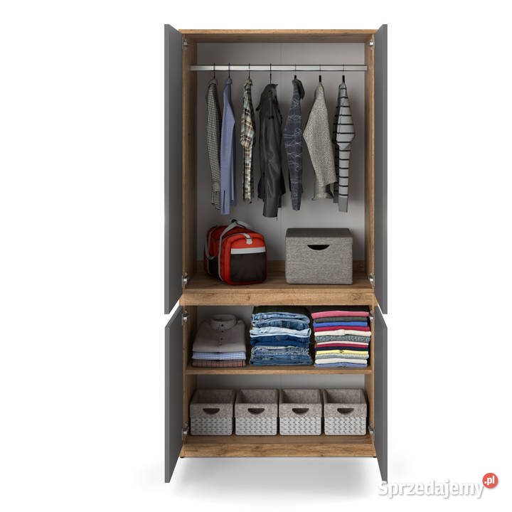 Szafa Do Przedpokoju Garderoba Z Półkami 180cm