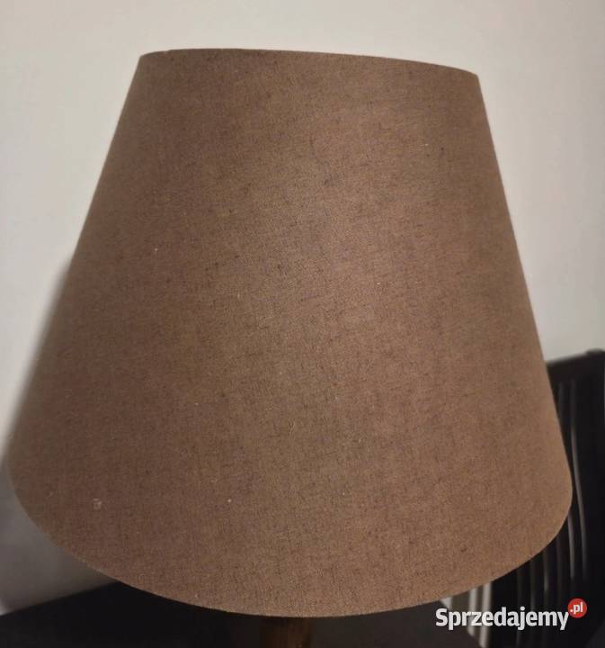 Lampa drrewniana vintage PRL Antyki wielkopolskie Poznań