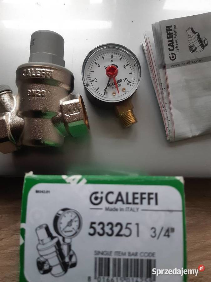 CALEFFI regulator ciśnienia wersja SKOŚNA z lubelskie Parczew sprzedam