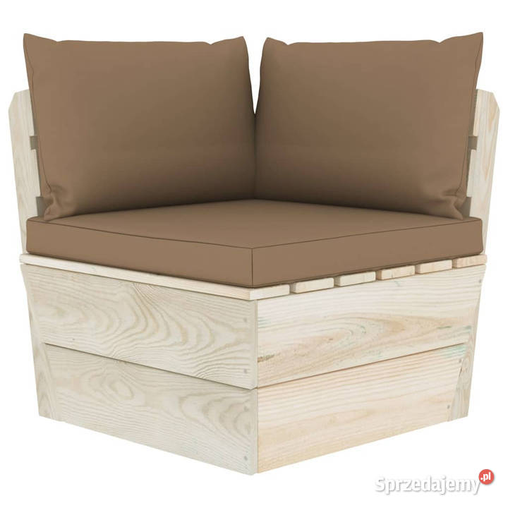 Ogrodowa sofa 2osobowa z palet z poduszkami sprzedam