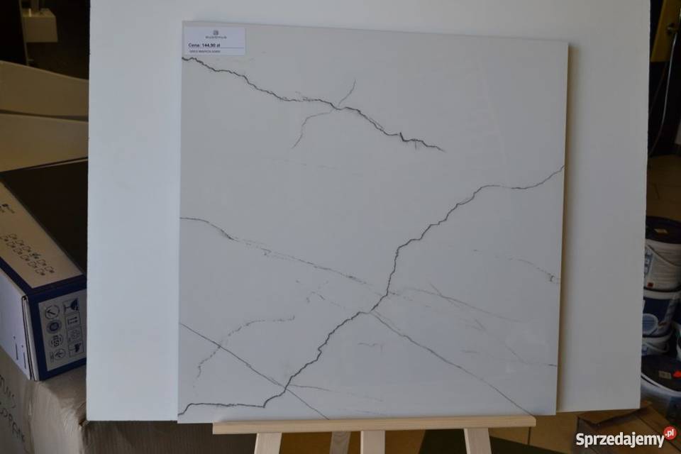 Gres MARQUINA Kamień biały poler 60x60 Mavros