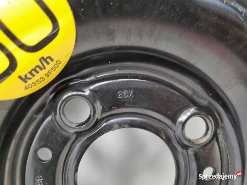 KOŁO DOJAZDOWE Nissan Note E11 12570 R15 4x100 Chełm sprzedam