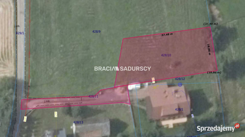 Działka 785m2 Gaj Gilówka 43m Sprzedaż sprzedam