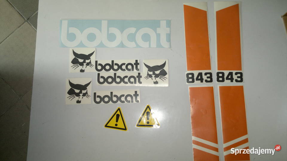 Naklejki Bobcat 741 843 miniładowarka łódzkie Wola Wiewiecka sprzedam