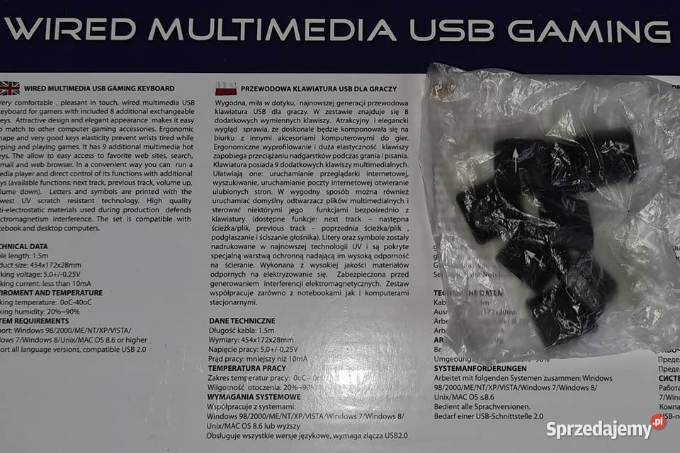 Klawiatura Gamingowa Esperanza Titanium TK105 Warszawa