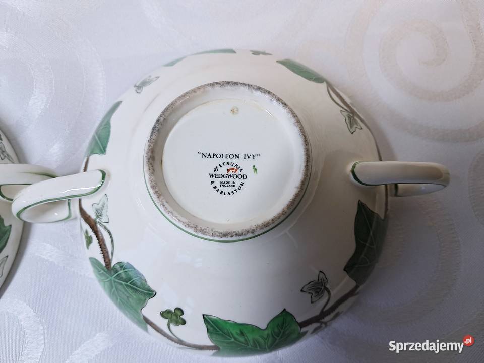 Bulionówki Wedgwood Napoleon Ivy 2 Queens Ware Strzelce Krajeńskie