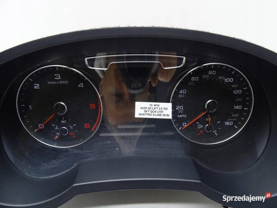 LICZNIK ZEGARY 8U0920980G 20 TDI AUDI Q3 8U LIFT