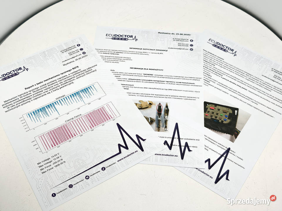 Regeneracja naprawa mechanizmu hamulca ręcznego Regeneracja części Mysłowice