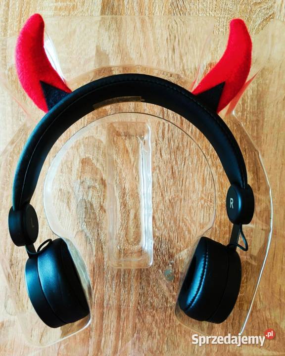 Słuchawki nausznekabel świecące odpinane rogi wielkopolskie Zawory