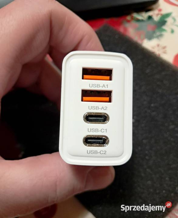 Nowa mocna ładowarka 2x USB plus 2x USBC Telefony i Akcesoria Kraków
