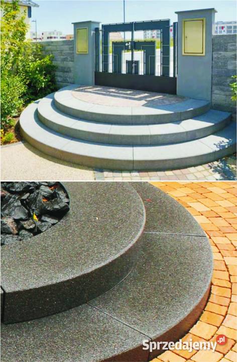 Betonowe stopnice łukowe Świdnica