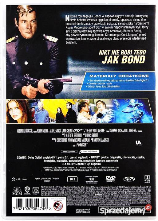 007 JAMES BOND SZPIEG KTÓRY MNIE KOCHAŁ ULTIMATE sensacyjny Kalisz