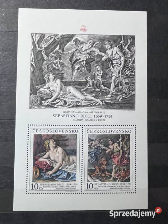 Czechosłowacja bloczek czysty z 1988r kujawsko-pomorskie Grupa