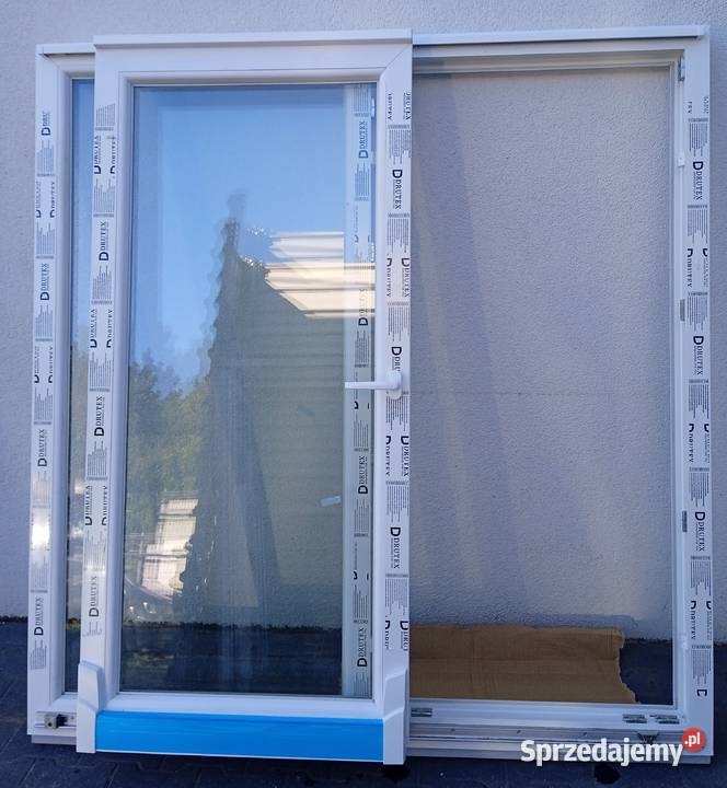 Okno gospodarcze uchylne PCV 100x60 NOWE Poznań