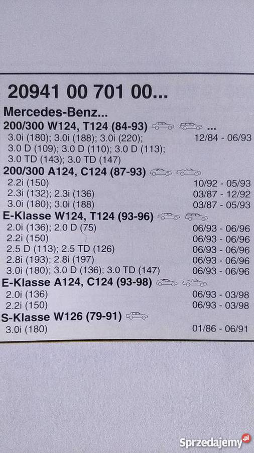 Klocki hamulcowe MERCEDES Ciechanów