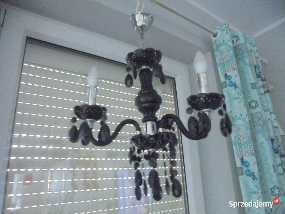lampa syfitowa żyrandol czarna na 3 zarówki wys Oświetlenie kujawsko-pomorskie Włocławek