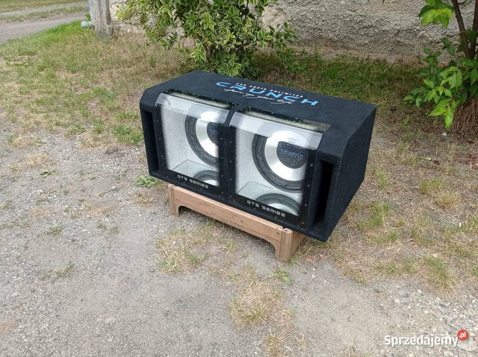 Tuba Skrzynia Basowa Subwoofer CRUNCH GTS 800 Głośniki Dzierżoniów sprzedam