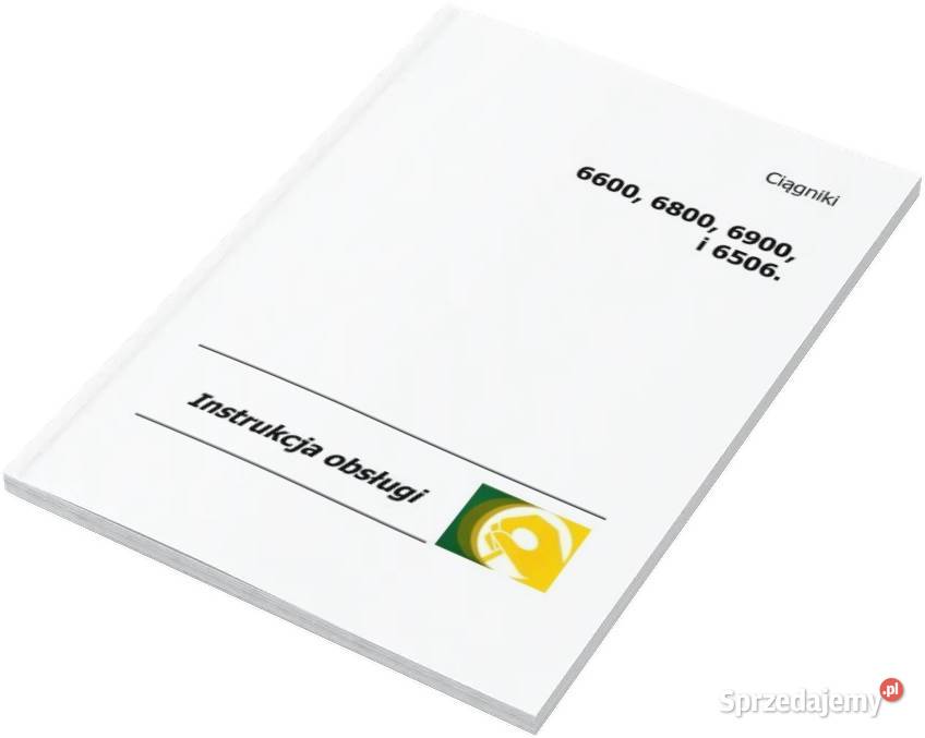 Instrukcja obsługi JOHN DEERE 6800 Szamotuły