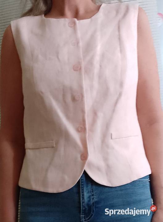 40L RIVER ISLAND Różowa lniana kamizelka Kraków