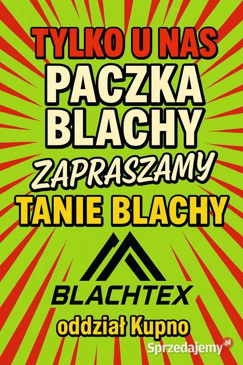 Blacha na ogrodzenie PACZKA BLACHY TRAPEZ 50 Kolbuszowa Górna
