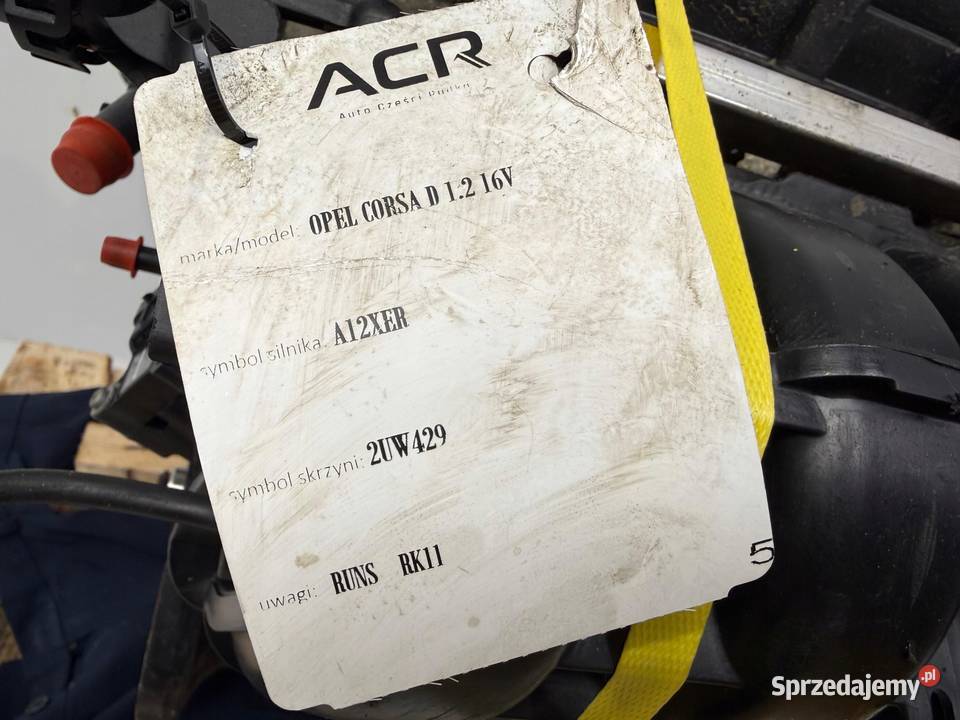 SILNIK KOMPLETNY A12XER Opel Corsa D 12 16V 86 Chełm sprzedam