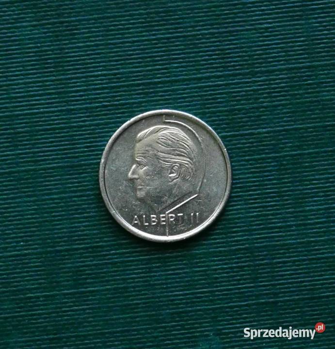 BELGIA 1 frank 1997 Napis holendersku BELGI Antyki, Sztuka, Kolekcje śląskie Gliwice