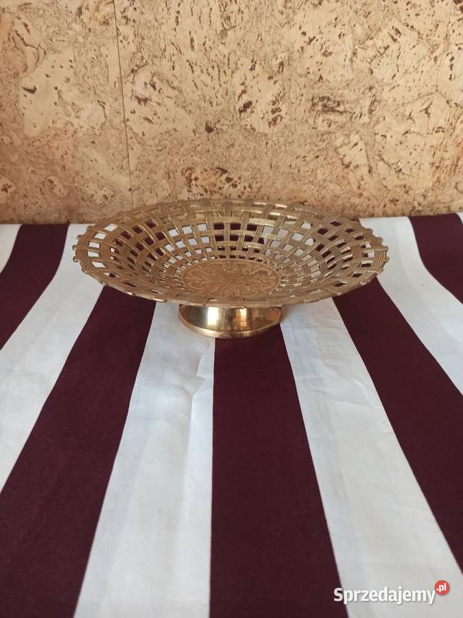 Stara patera mosiężna mosiądz Made In India wielkopolskie Ostrów Wielkopolski sprzedam