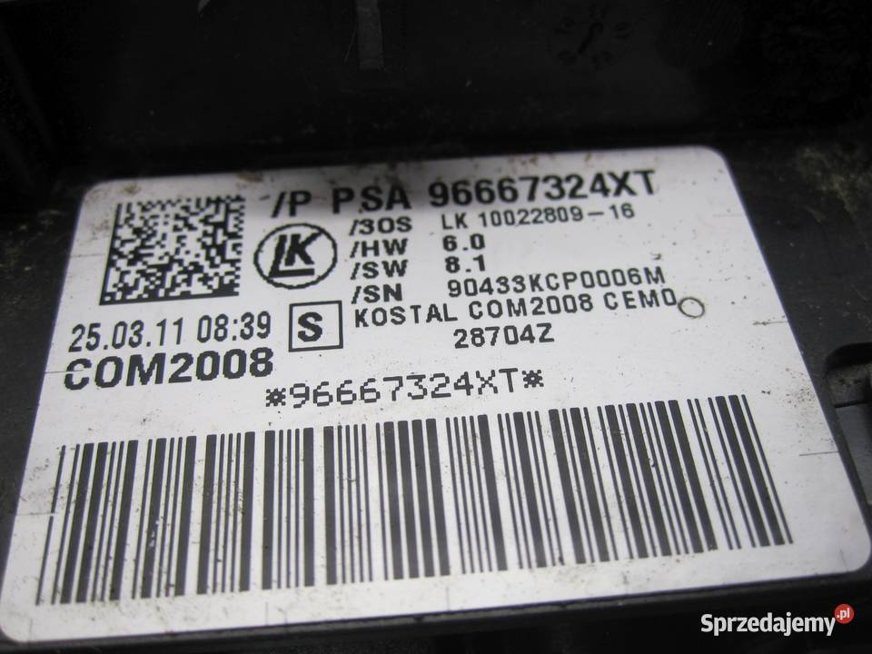 CITROEN DS3 11r przełącznik zespolony 96667324XT Kielce