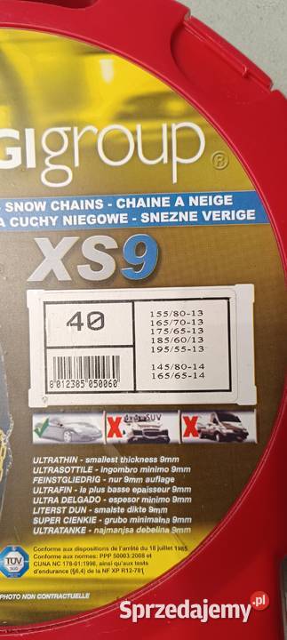 Sprzedam nowe łańcuchy śniegowe Pozostałe Parzęczew sprzedam