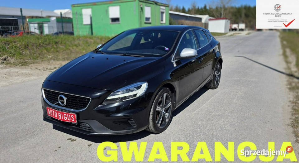 Volvo V40 T3 Ledy duza navi bixenon RDesign Rok produkcji 2018 pomorskie Lębork