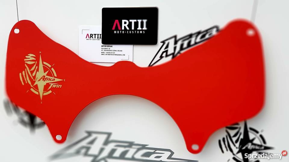 Forkshield METAL AfricaTwin ATS DGS DAK RED Piątkowiec