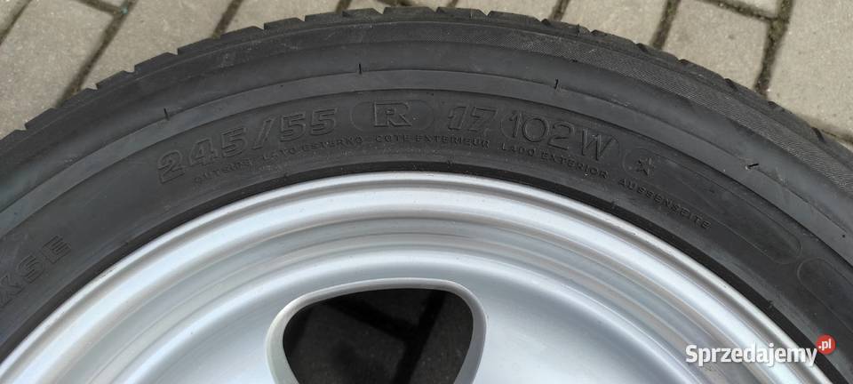 Koło zapasowe BMW 17 opona 24555r17 dolnośląskie Kłodzko
